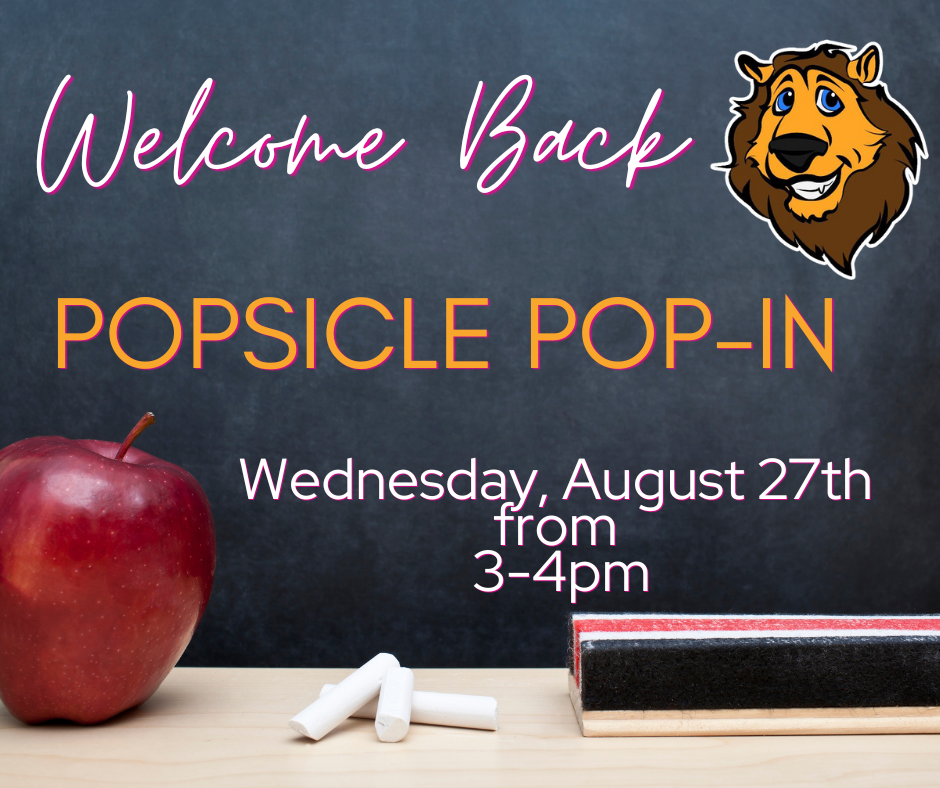 Our Pop-In will be on August 27th.