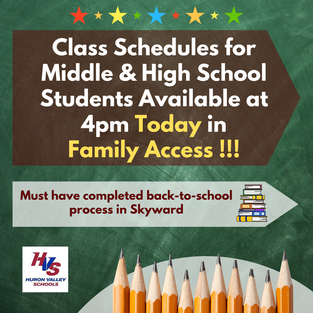 HVS schedules for HS & MS set to be released today