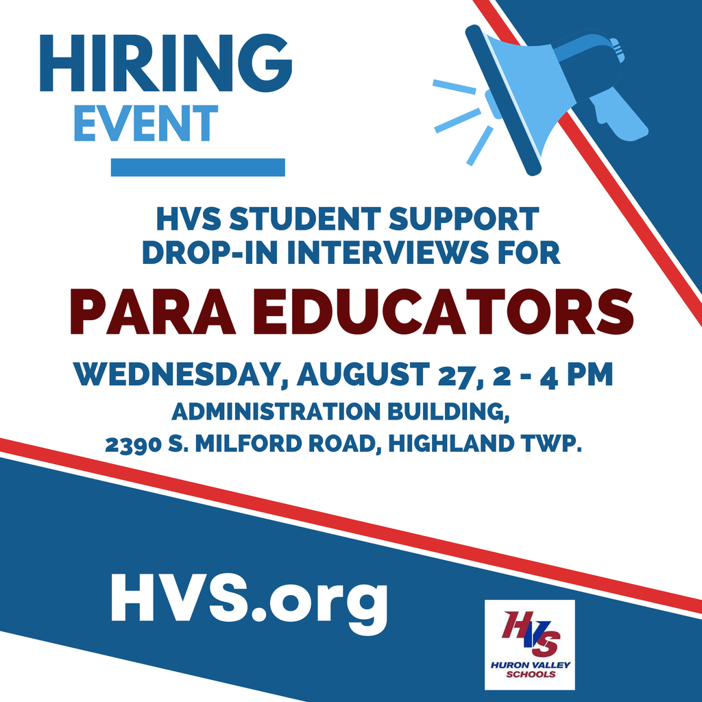 Hiring event promo graphic