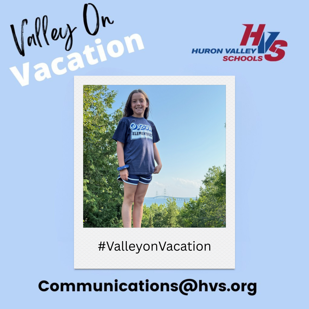 HVS student on summer vacation
