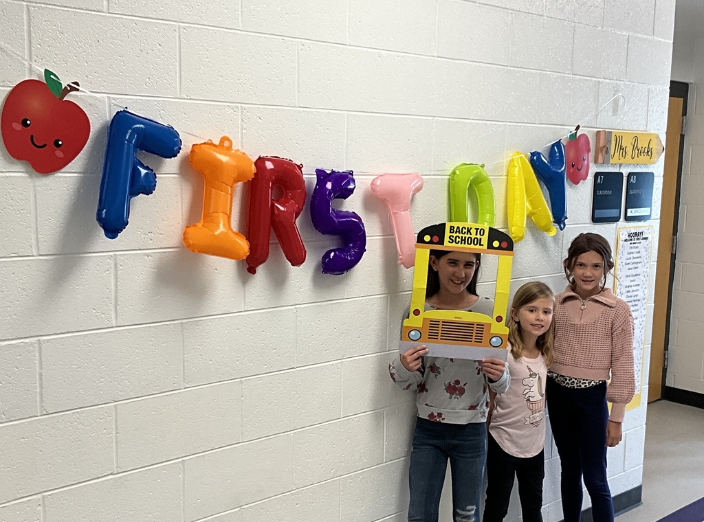 Students were excited to check out their new rooms for this school year.