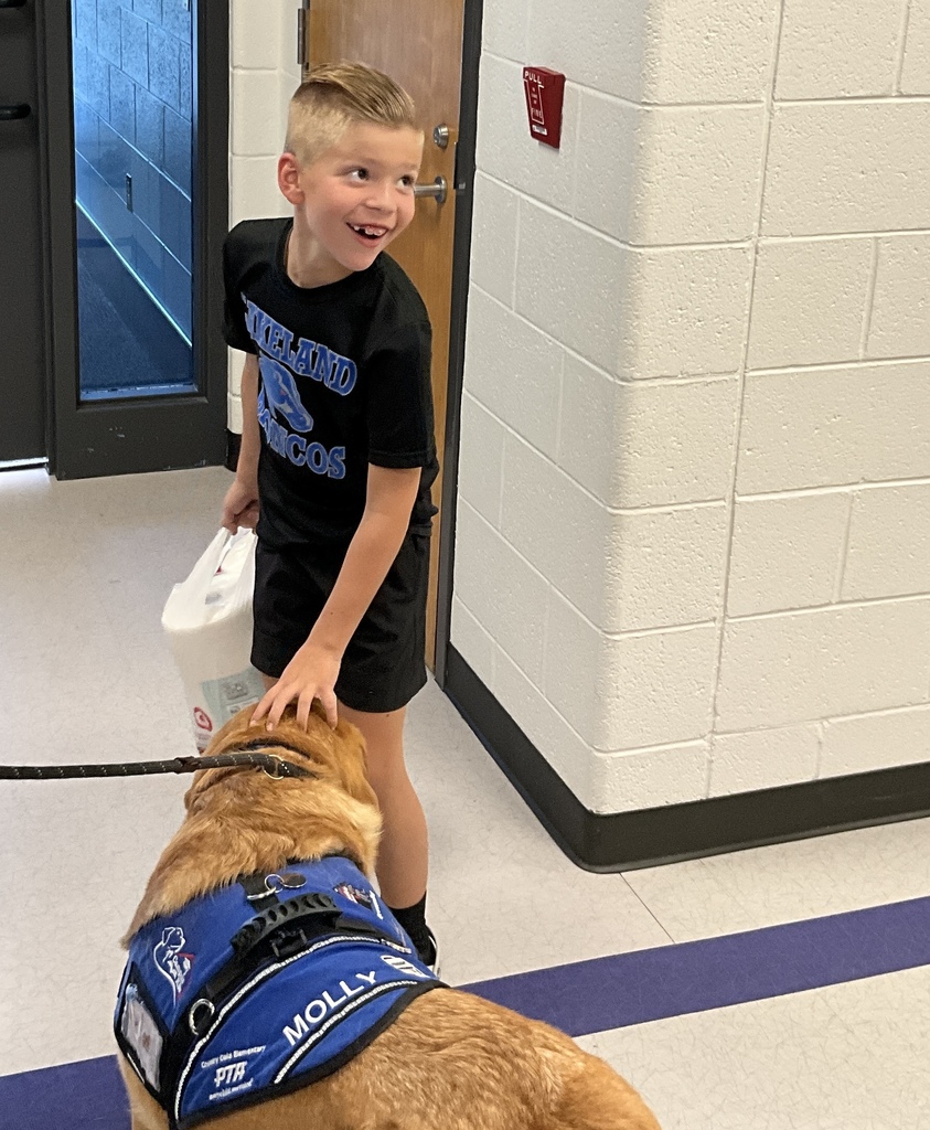 Molly was so excited to welcome back her friends!