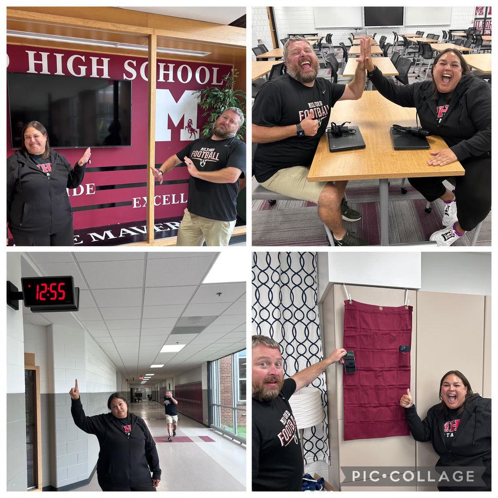 When the ELA and PE teacher…. Get married ❌🚫⛔️ Bring a charged chromebook ✅ Get to class on time ✅ Put their phones away ✅ We are successful! 🫶