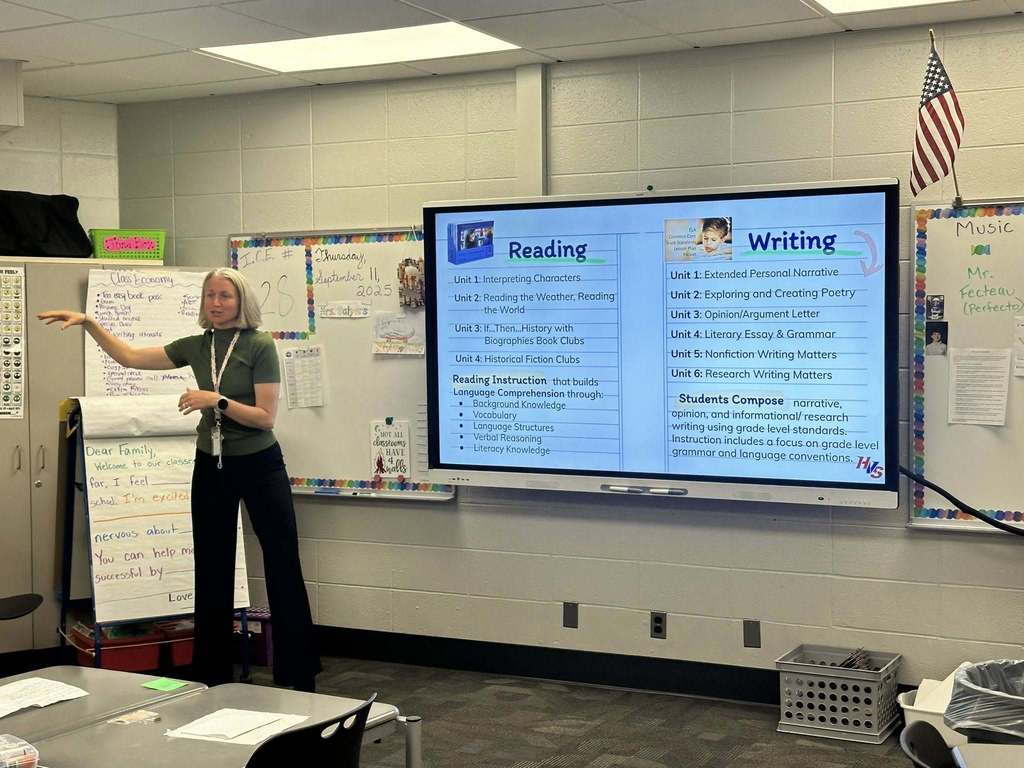 Curriculum night at elementary schools around the district