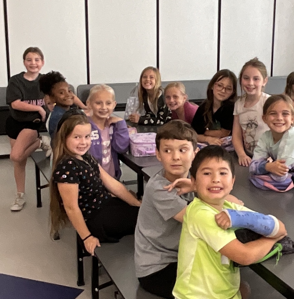 Students enjoying lunchtime at COE!