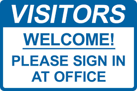 Important Visitor Information!