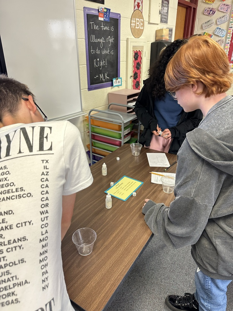 This week, Muir 7th grade scientists became outbreak detectives! #wearemuir