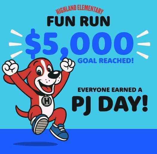 Fun Run Goal  met