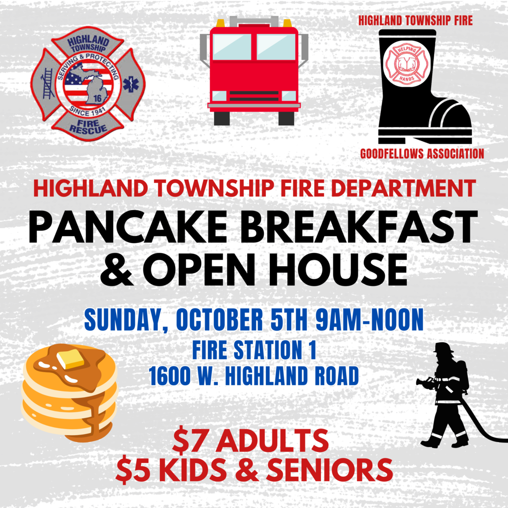 Firefighter pancake promo
