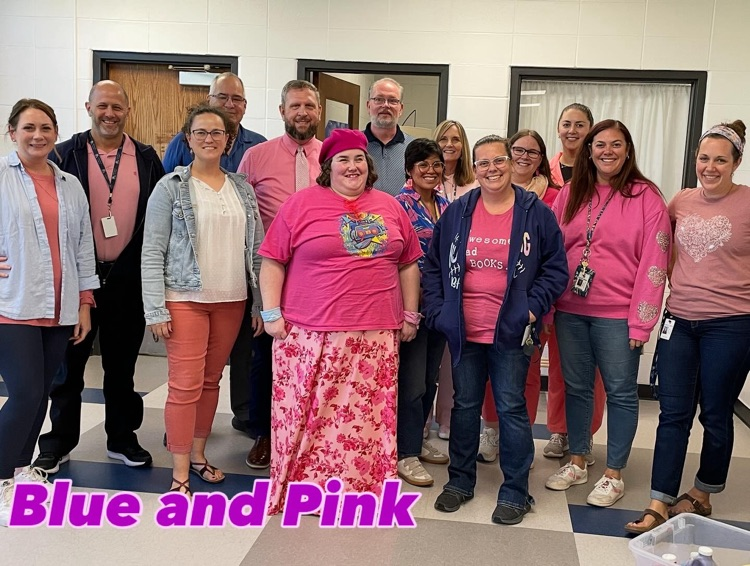 blue and pink teachers