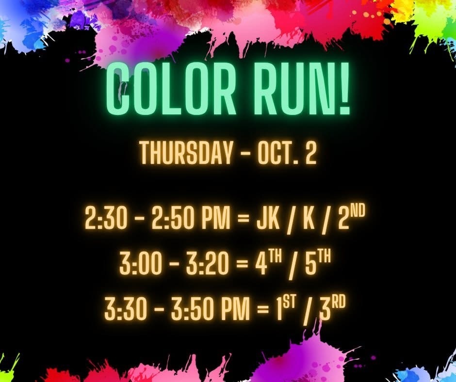 Fun Run colorful picture
