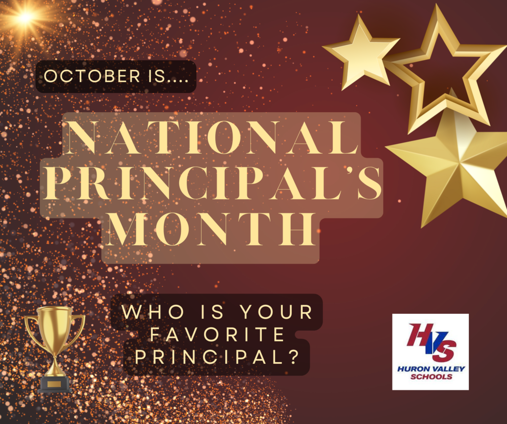 Graphic celebrating national principal's month