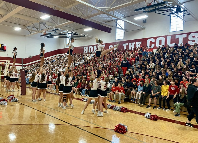 Class colors, pep assembly, staff vs student volleyball, Milford High School visitors, school wide Rock Paper Scissor challenge and a whole lot of school spirit. What a community we have! #wearemuir