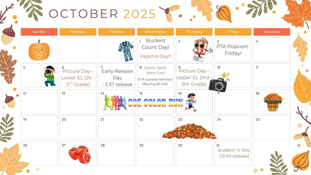 Check out this month's events