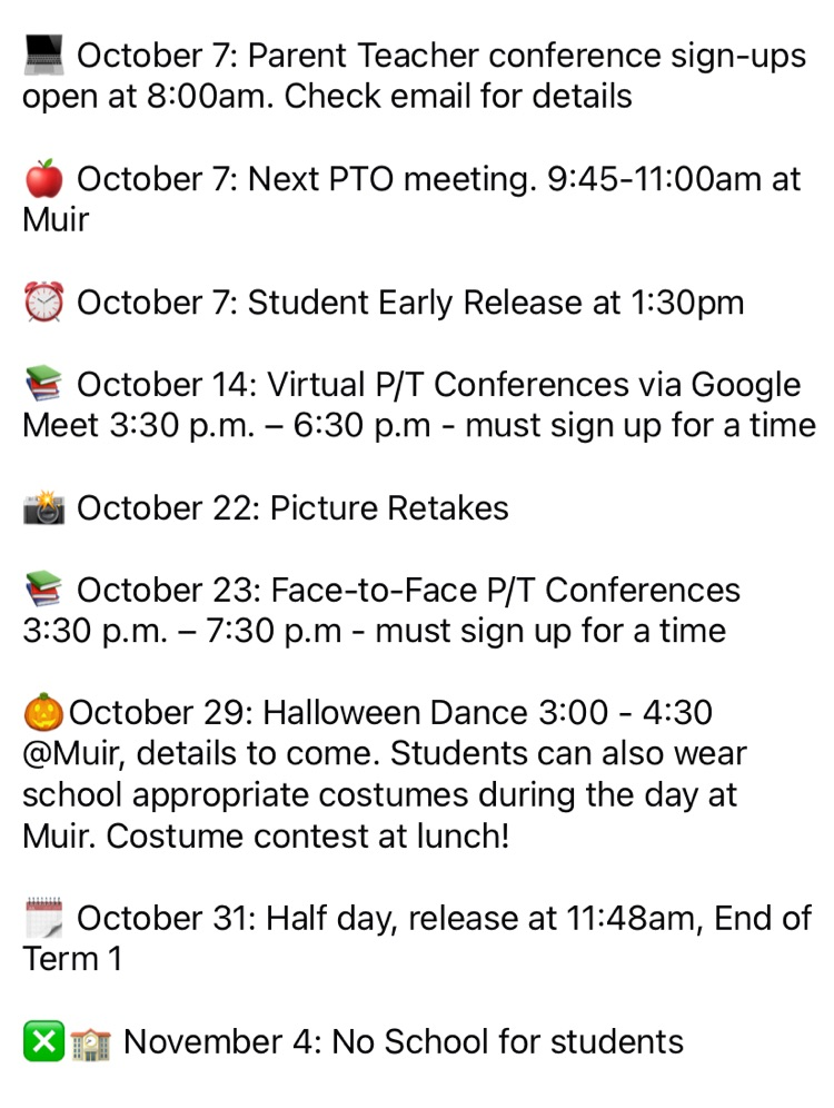PTO Reminders