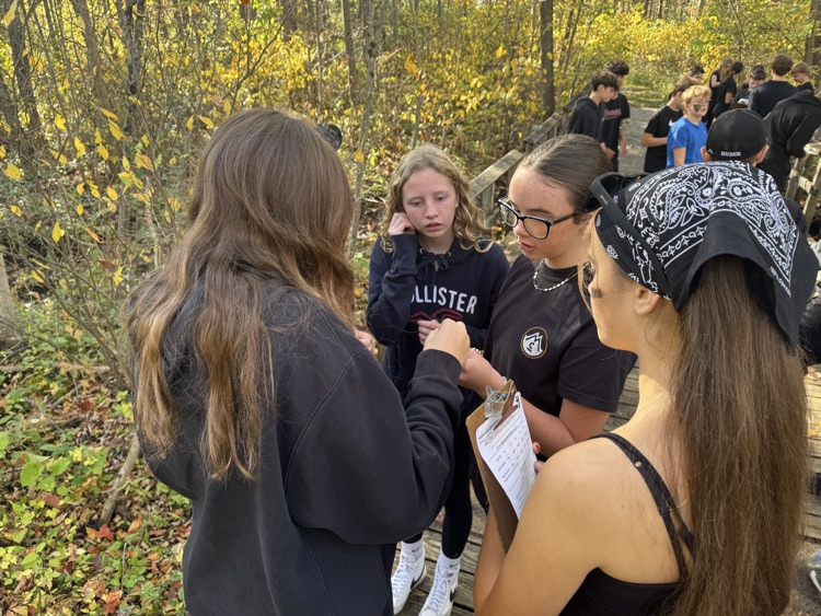 Science experiments on water quality.