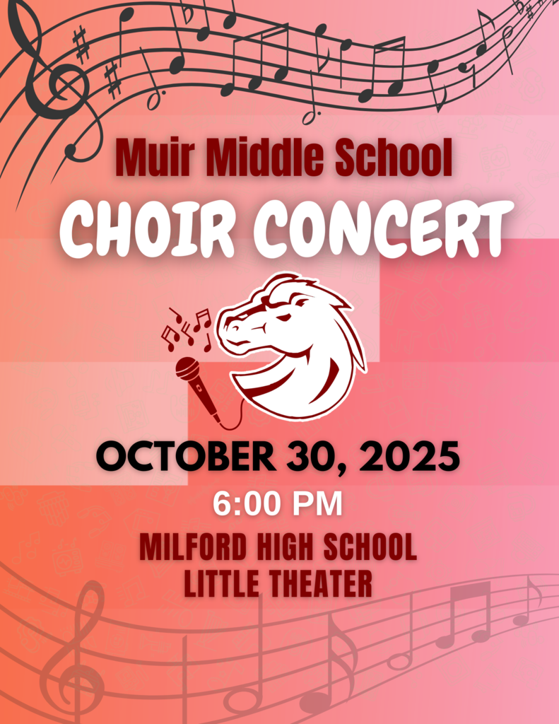 Muir Choir Concert promo