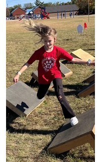 More of the obstacle course at the Fun Run