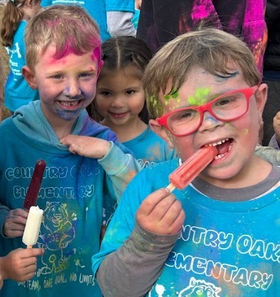 Our lions love the Color Run