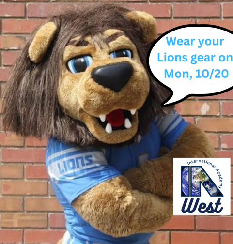 Wear Lions gear on 10/20