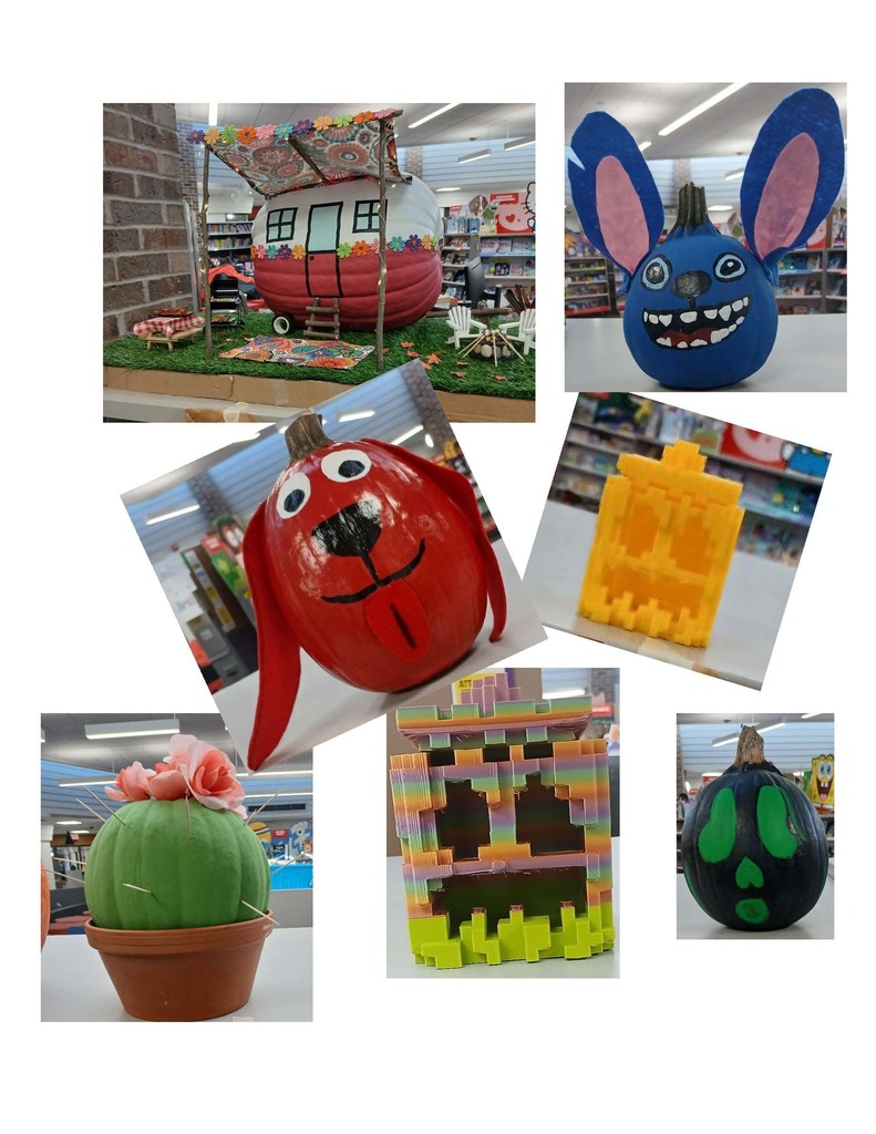 Pumpkins for the raffle at the Monster Dance