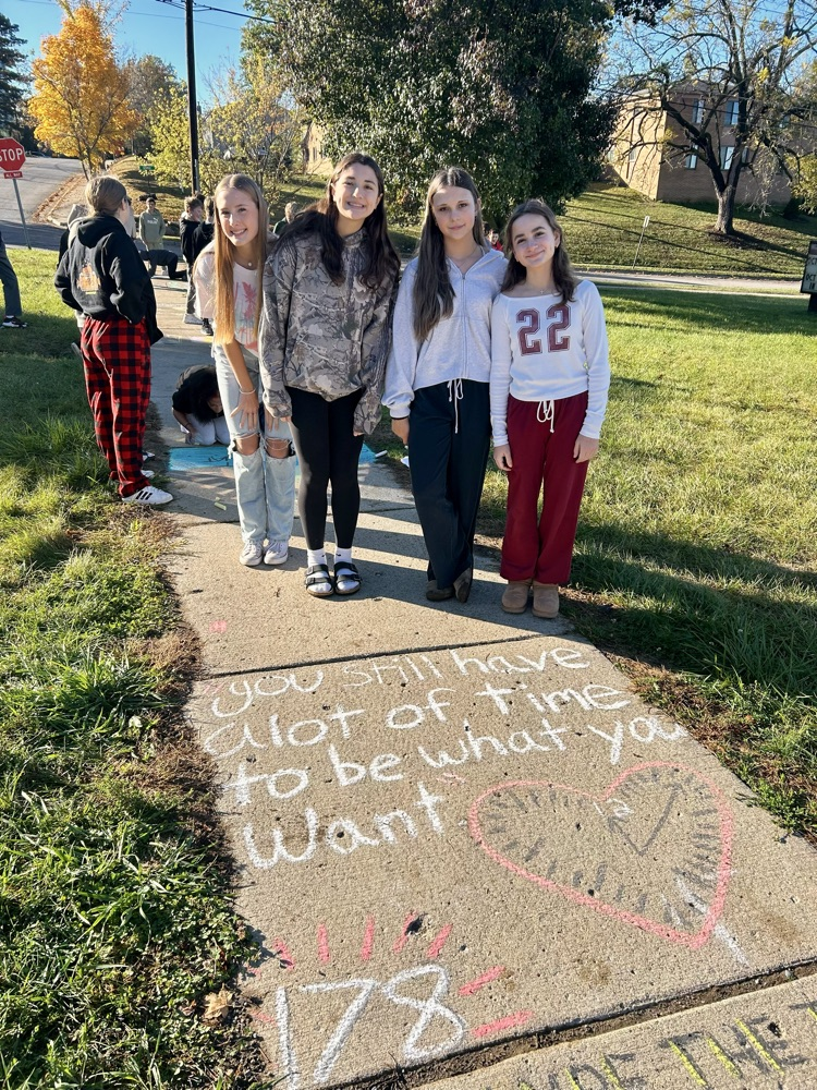 8th grade ELA students chose “golden lines” to illustrate from The Outsiders. #wearemuir