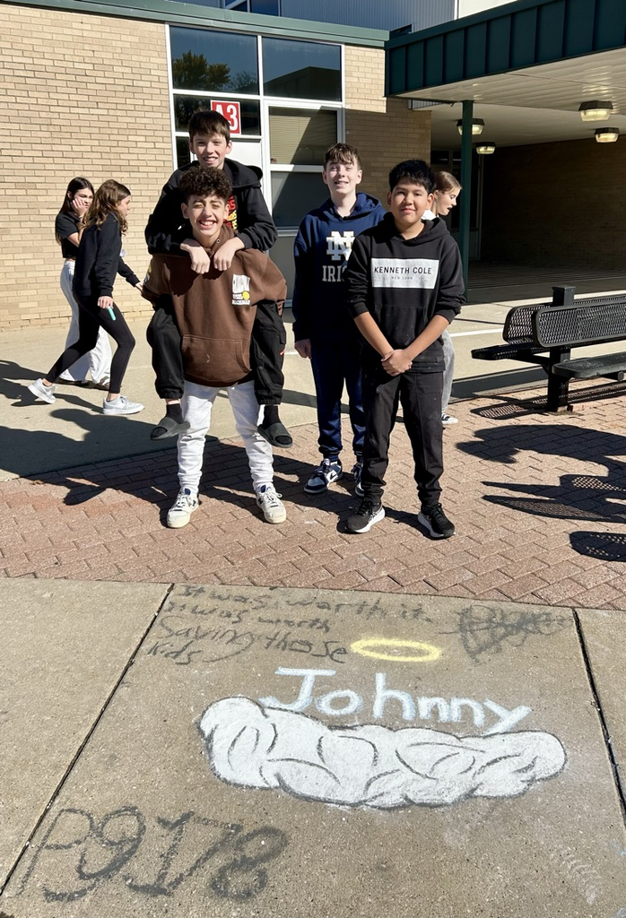 8th grade ELA students chose “golden lines” to illustrate from The Outsiders. #wearemuir