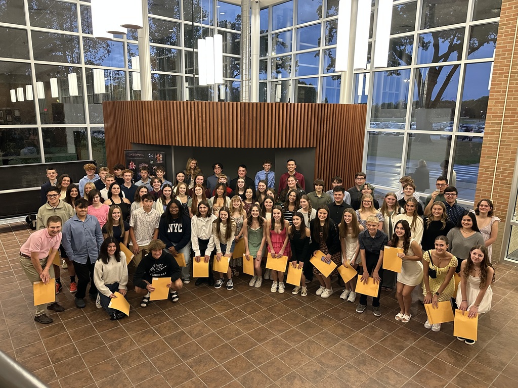 Last night we held our Underclassmen Academic Honors ceremony. Congratulations to all who received accolades and thank you to all who participated!