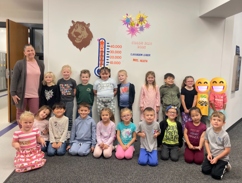 Congratulations to our top COLOR RUN class!!