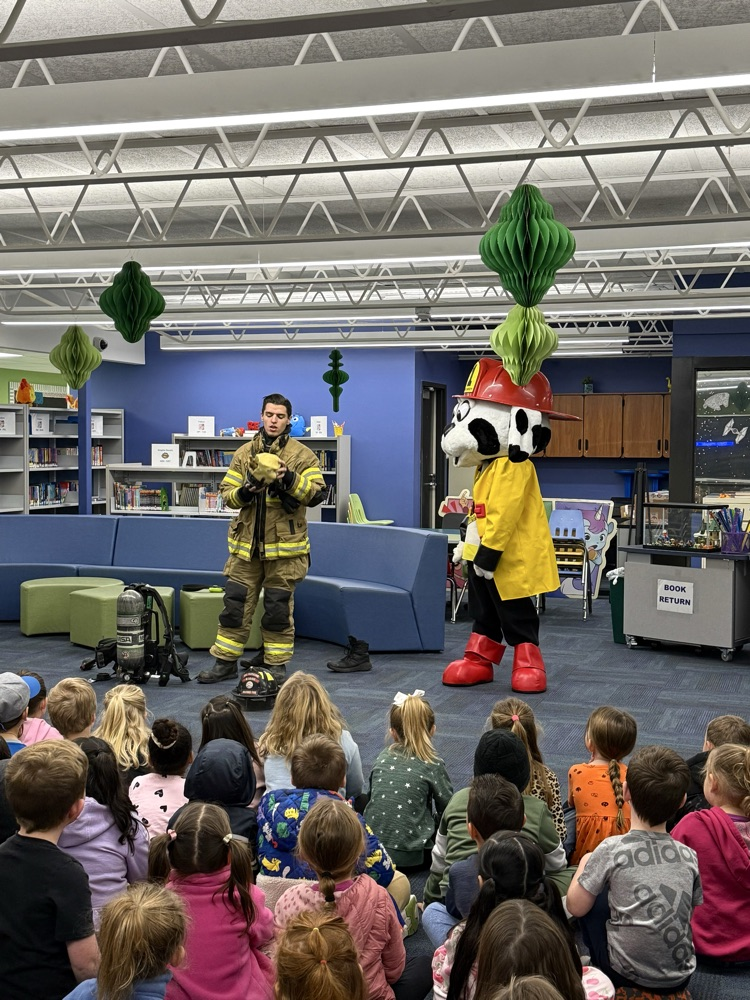 safety week! students learned about fire safety