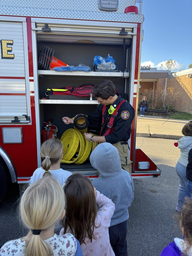 safety week! students learned about fire safety