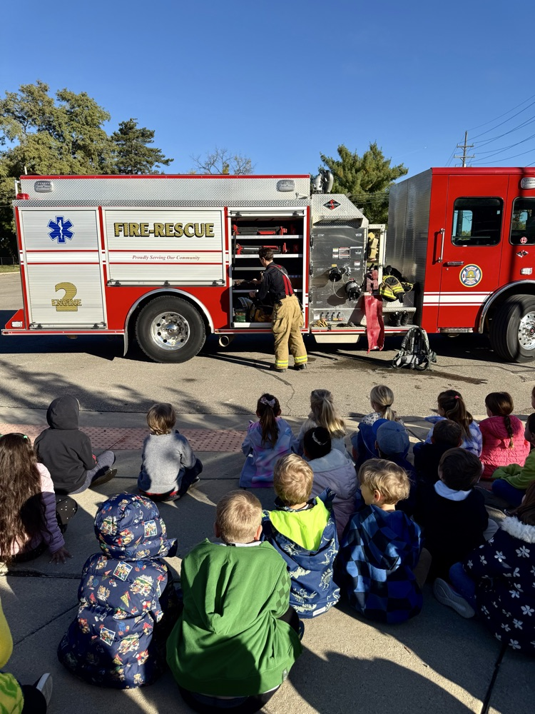 safety week! students learned about fire safety
