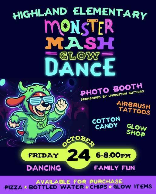 Monster Mash Glow Dance - Free Family Fun Night