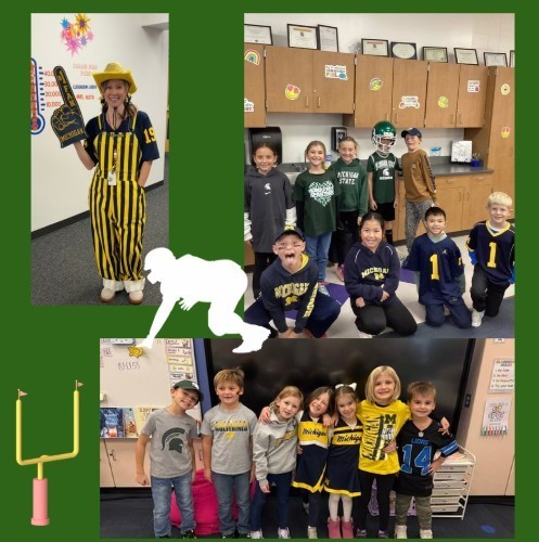 U of M vs. Michigan State Spirit Day.