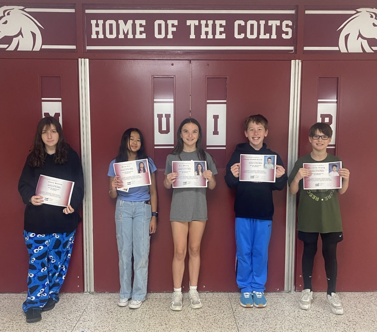 Congratulations to our recent Students of the Week! #wearemuir #makingmuirbetter
