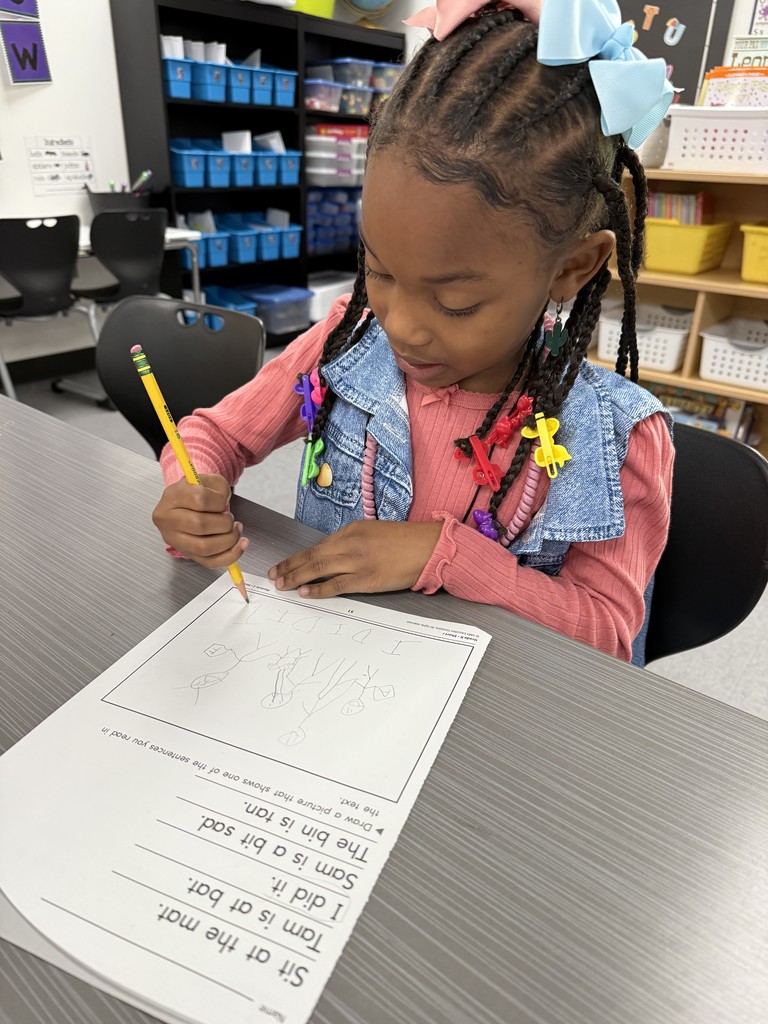 Mrs. Anderson’s kindergarten class has been working hard learning about letters, sounds, words, and sentences!