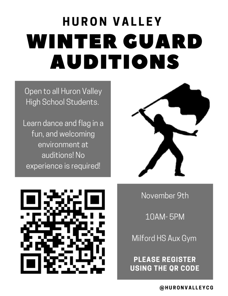 Winter Guard Auditions Flyer