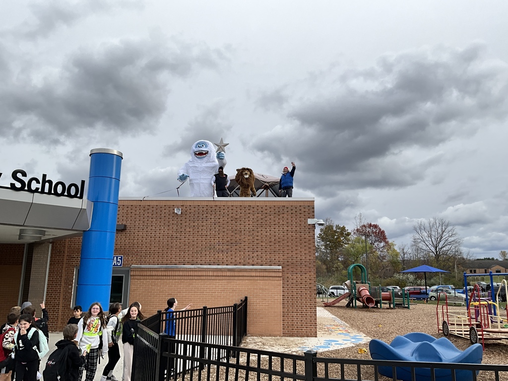 Mr. Hamilton and Mr. Arnold are sleeping on the roof!