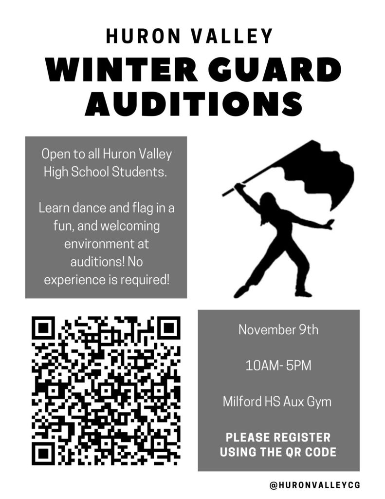 Winter Guard Auditions Flyer