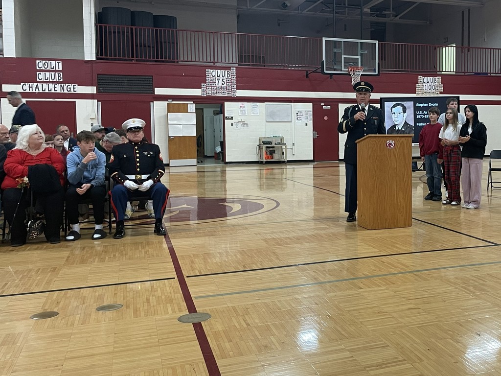 Vets Day Assembly at Muir Middle School