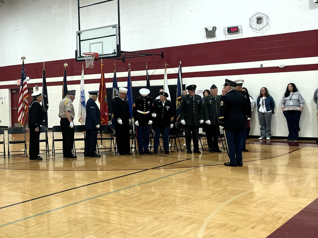 Vets Day Assembly at Muir Middle School