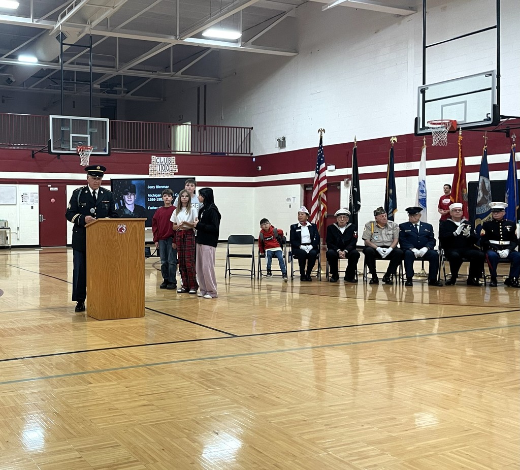 Vets Day Assembly at Muir Middle School
