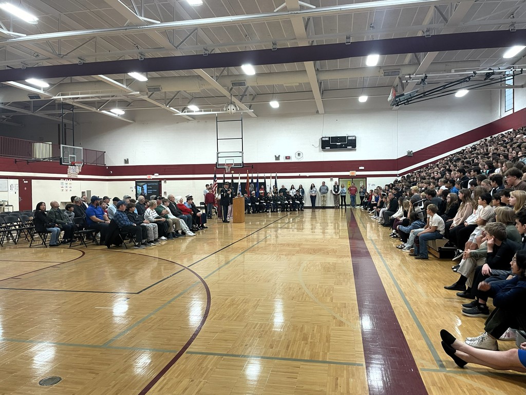 Vets Day Assembly at Muir Middle School