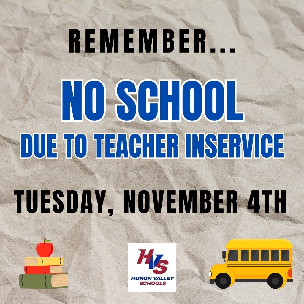 There will be No School tomorrow.