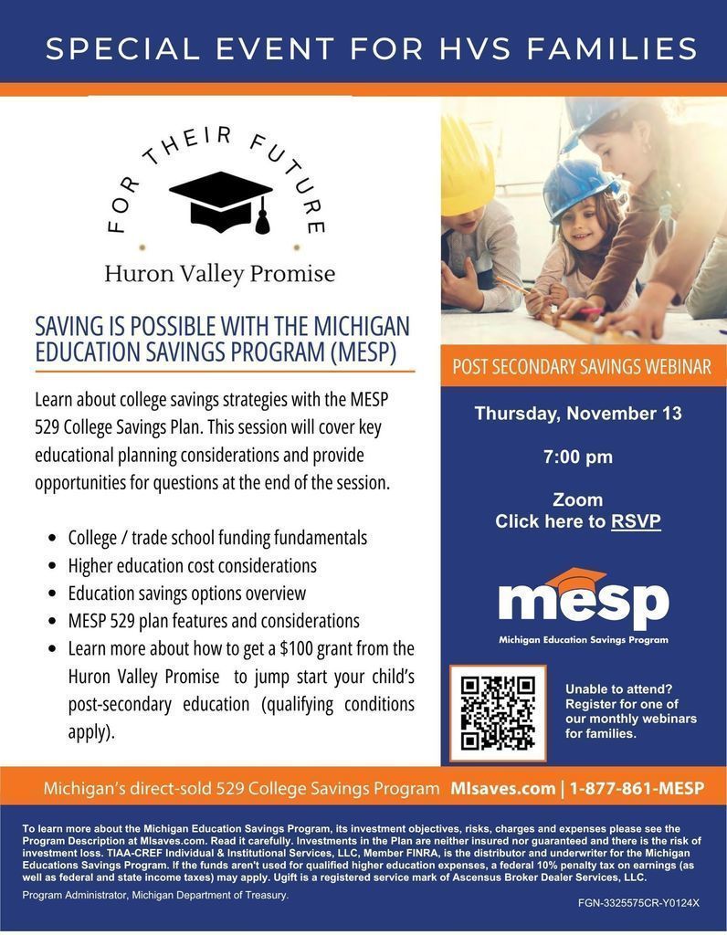 promo for MESP savings event webinar