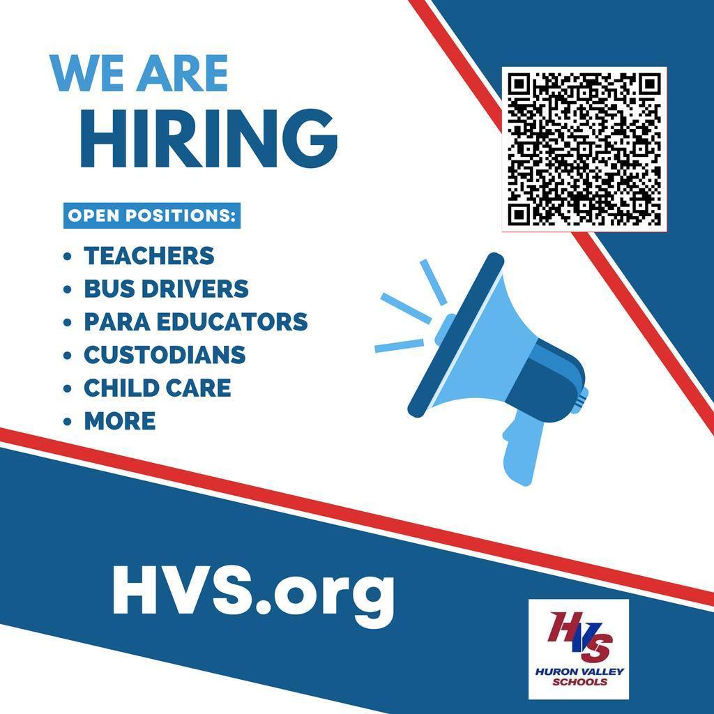HVS is hiring. Go to www.hvs.org to find out what jobs are available