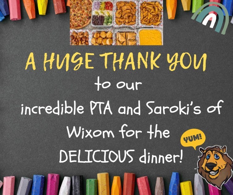 Thank you for our delicious dinner!