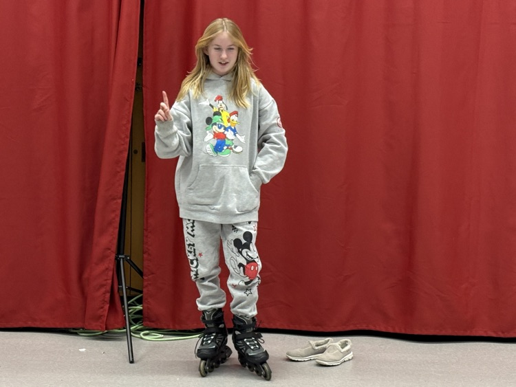 6th grade Communication Arts students took to the stage to teach others “How To” do some really cool things today. Great job Colts! #wearemuir