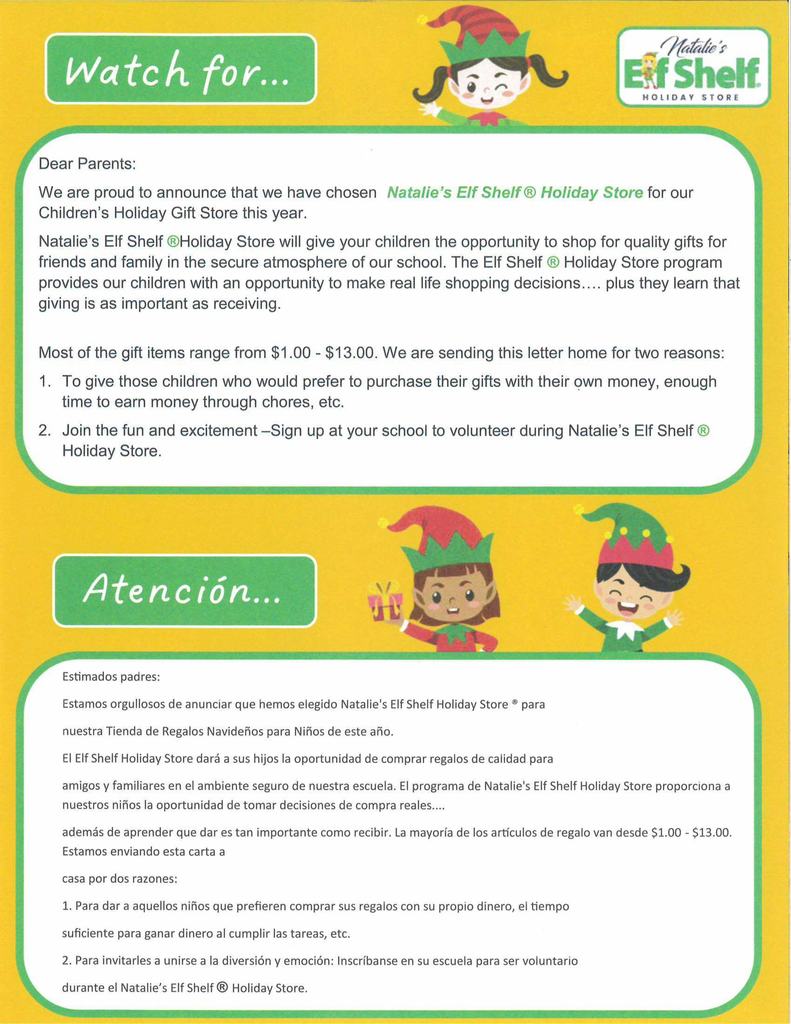 Elf Shelf Holiday Shoppe