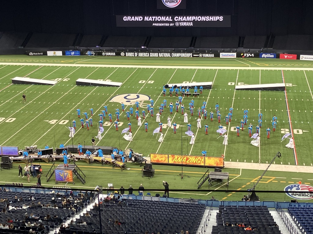 Huron Valley United Marching Band performs at grand nationals - courtesy MCBA